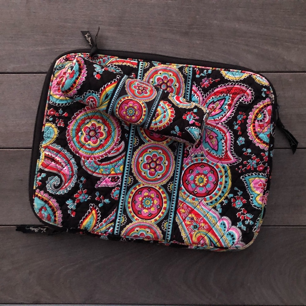 Vera Bradley pencils case and laptop sleeve